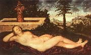 Lucas  Cranach Nymph of Spring Germany oil painting reproduction